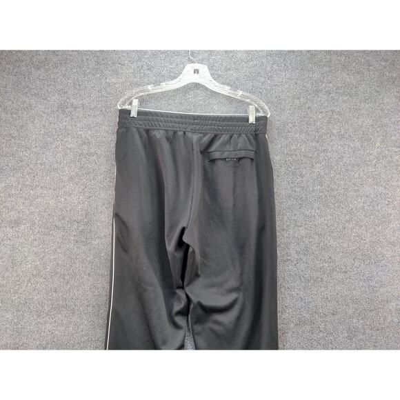 Nike Athletic Pants Size M Black 100% Polyester White Stripe - Picture 5 of 10